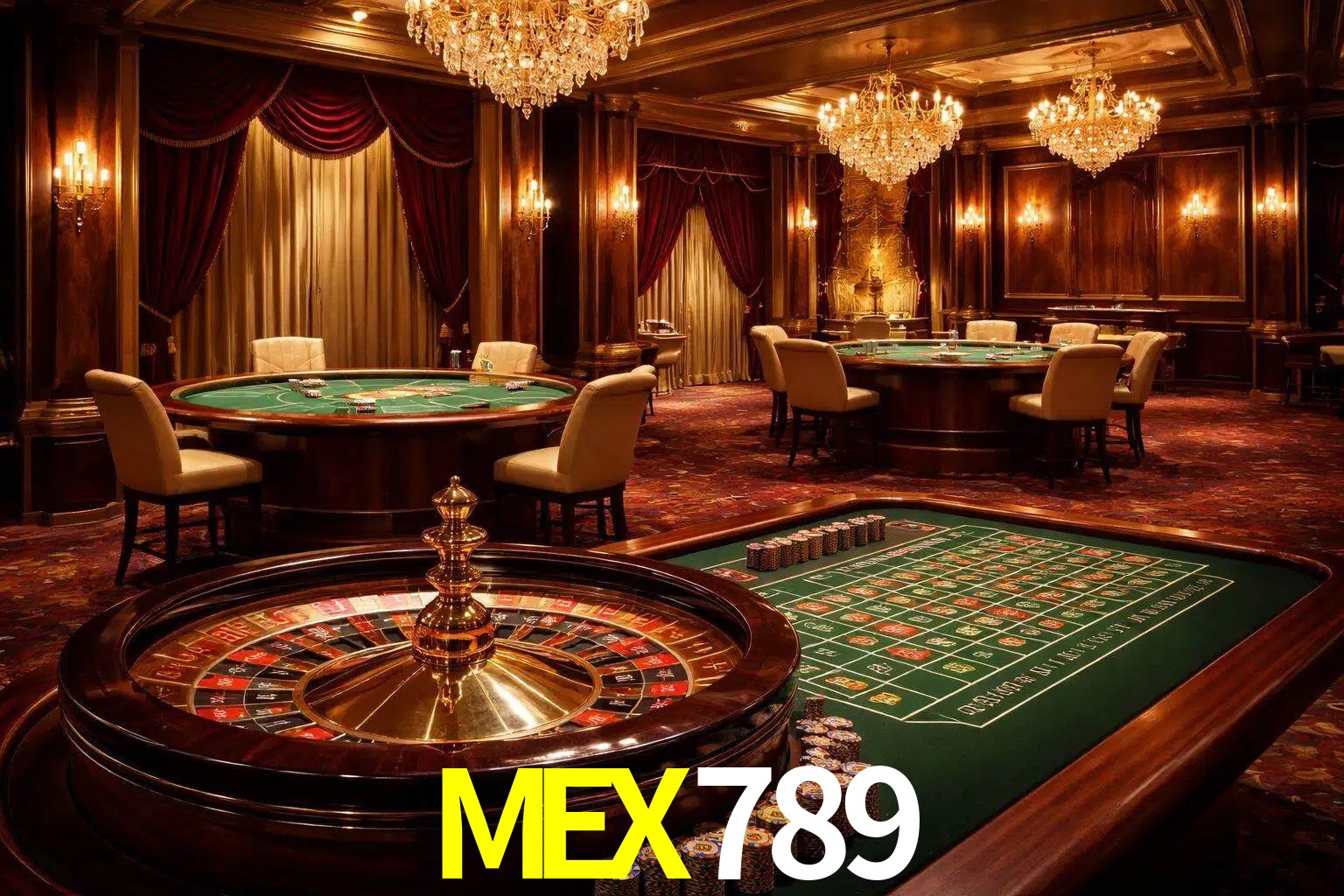 Una escena premium de mesa de casino en vivo con cartas, elementos de ruleta y un ambiente pulido de estudio de transmisión.